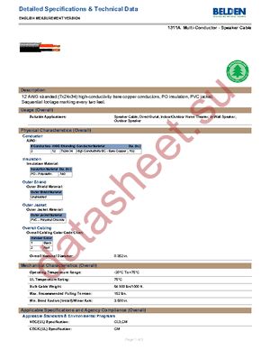 1311A 010500 datasheet  